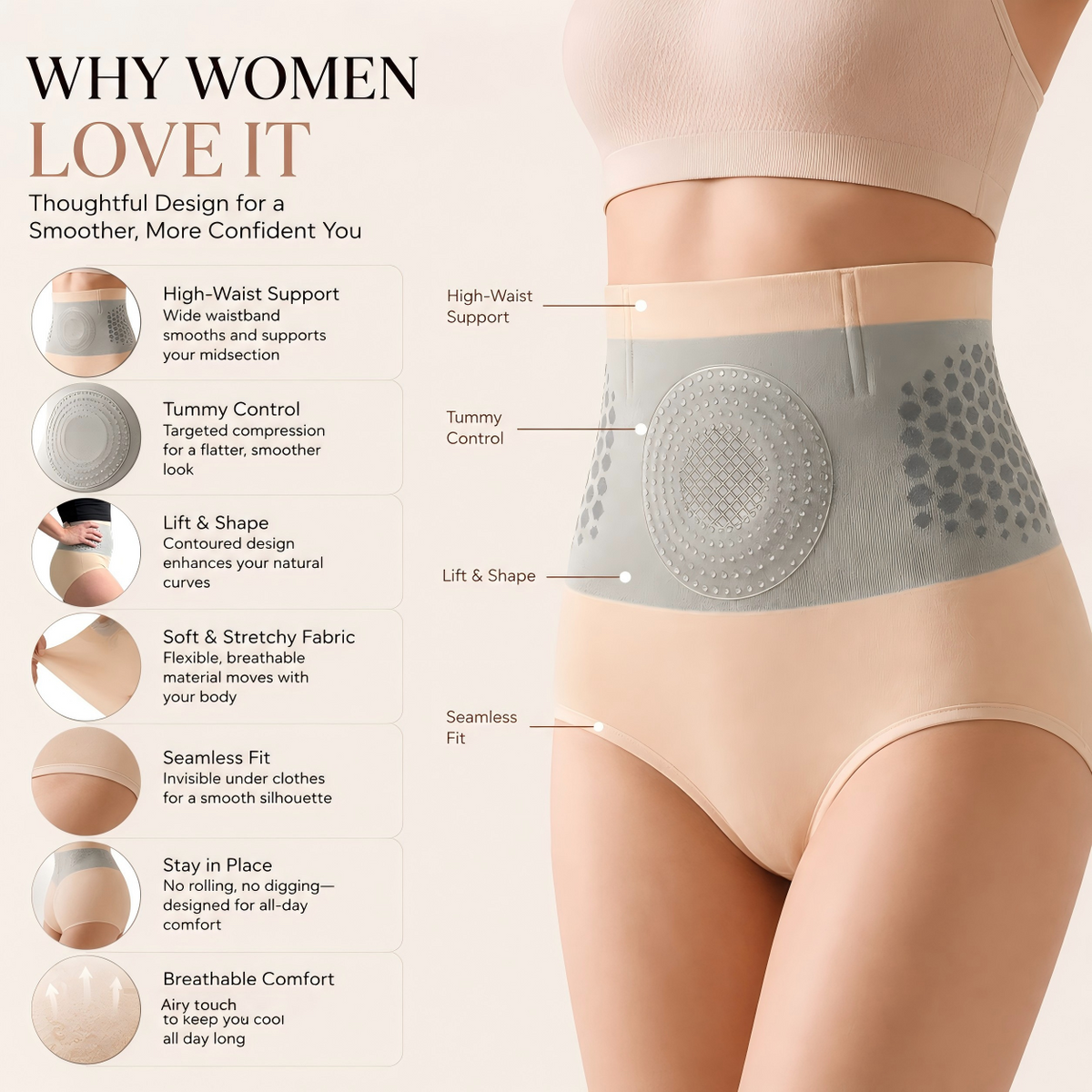 Waist Cushion Underwear