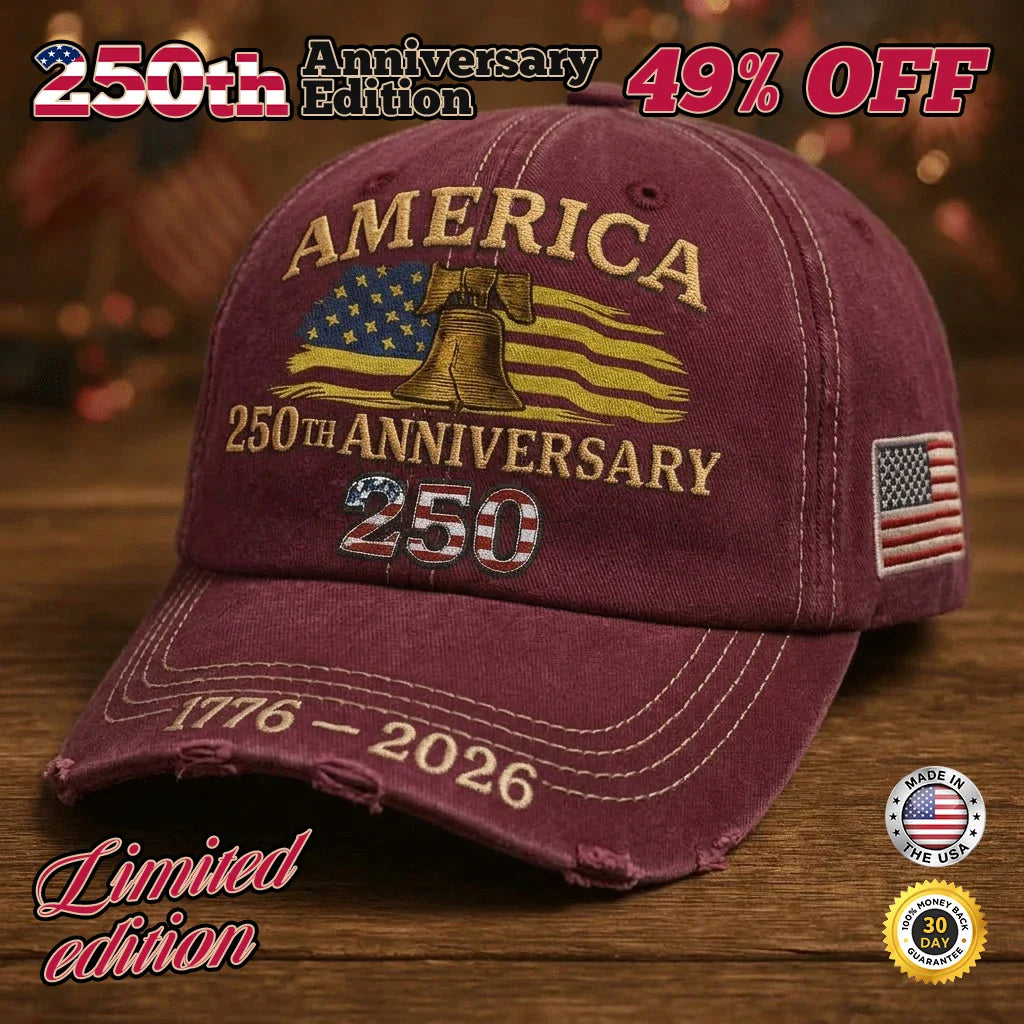 🔥 Final Flash Sale: 49% OFF - America 250th Anniversary Commemorative Cap (1776-2026)🔥
