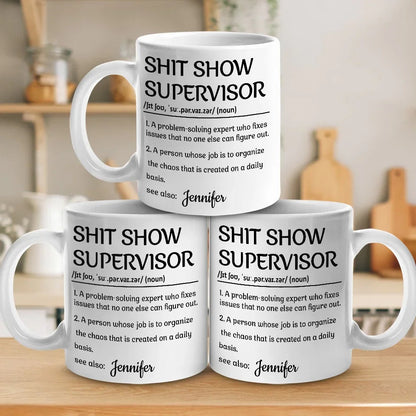 Custom Mug - Personalized Funny Gifts For Best Friends, Family, Coworker, Work Bestie - A Problem Solving Expert