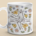 The Heart Of The Family, The glue That Holds Us Together - Family Personalized Custom 3D Inflated Effect Printed Mug - Gift For Mom, Grandma