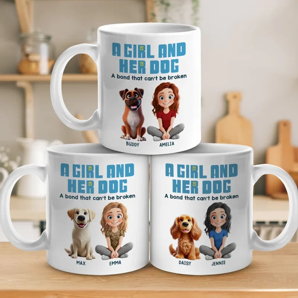 Dogs Make Lives Whole - Dog Personalized Custom Mug - Gift For Pet Owners, Pet Lovers