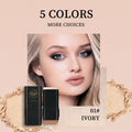 Dual-Ended Foundation & Concealer Stick with Built-in Brush