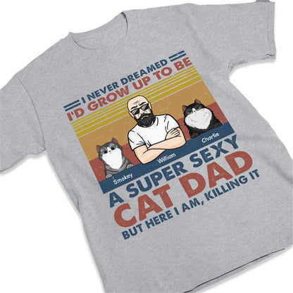 Custom Unisex T-shirt, Hoodie - Personalized Birthday Gifts For Cat Lovers, Cat Mom And Dad - The Ultimate Cat Dad