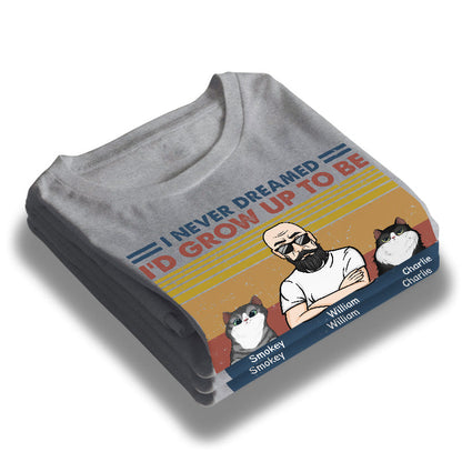 Custom Unisex T-shirt, Hoodie - Personalized Birthday Gifts For Cat Lovers, Cat Mom And Dad - The Ultimate Cat Dad