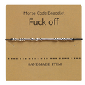 Morse Code Couple Bracelet